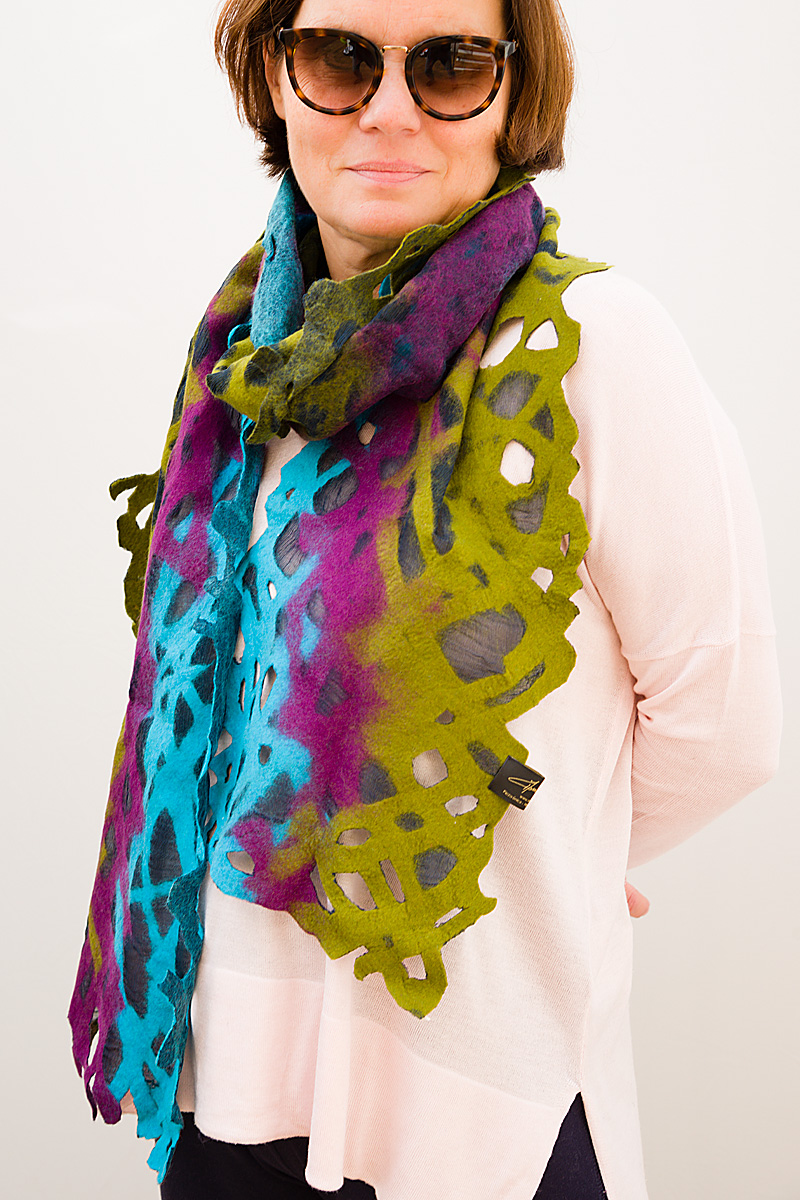 conchita menendez bufanda nuno felt fieltro seda